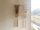 【増設】マクラメのフラワーハンギング